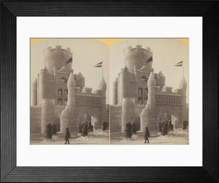 Framed Print : Main entrance and central tower of Palace, 1886 / 88. Creator: Henry Hamilton Bennett Framed Print : Main entrance and central tower of Palace, 1886 / 88. Creator: Henry Hamilton Bennett