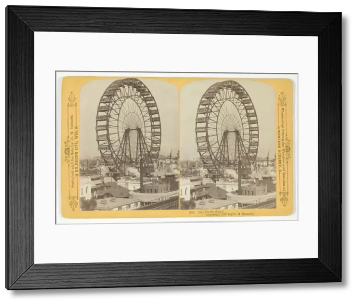 Framed Print : The Ferris Wheel, 1893. Creator: Henry Hamilton Bennett