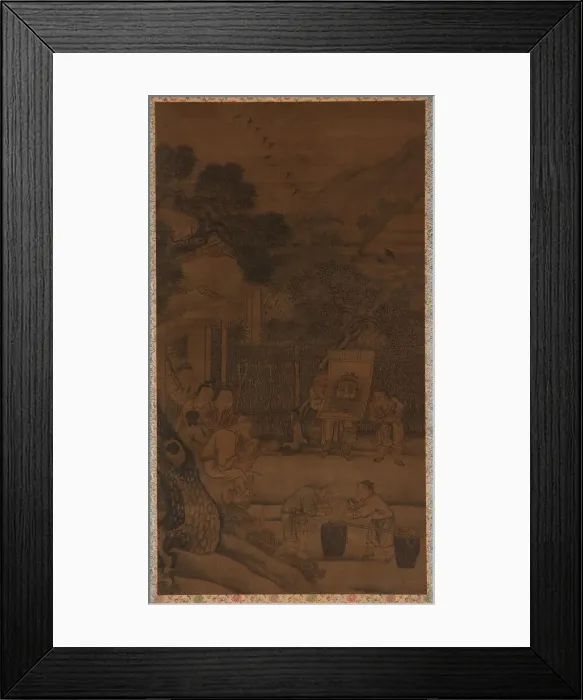 Framed Print : Expelling Demons from the House, Ming dynasty, 16th century. Creator: Unknown Framed Print : Expelling Demons from the House, Ming dynasty, 16th century. Creator: Unknown