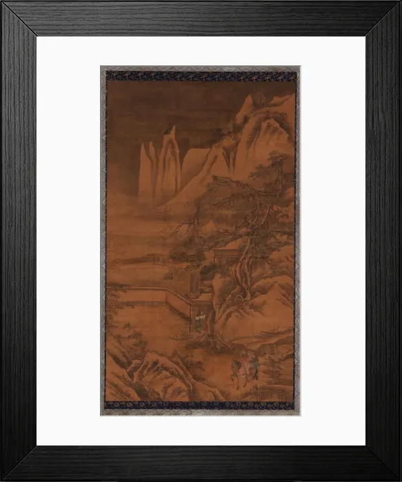 Framed Print : Returning Home in the Snow, Ming dynasty, 16th century. Creator: Unknown Framed Print : Returning Home in the Snow, Ming dynasty, 16th century. Creator: Unknown
