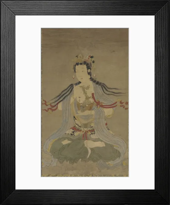 Framed Print : Willow-branch Guanyin, Ming dynasty, 17th century. Creator: Unknown Framed Print : Willow-branch Guanyin, Ming dynasty, 17th century. Creator: Unknown