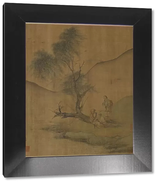 Resting Under Willows, Possibly Ming dynasty, 1368-1644. Creator: Unknown