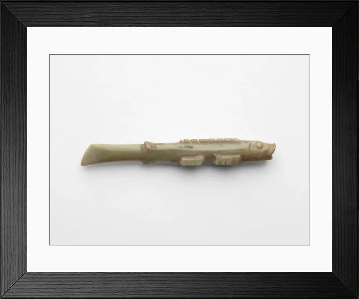 Framed Print : Pendant in the form of a fish, Late Shang dynasty, ca. 1300-ca. 1050 BCE Framed Print : Pendant in the form of a fish, Late Shang dynasty, ca. 1300-ca. 1050 BCE
