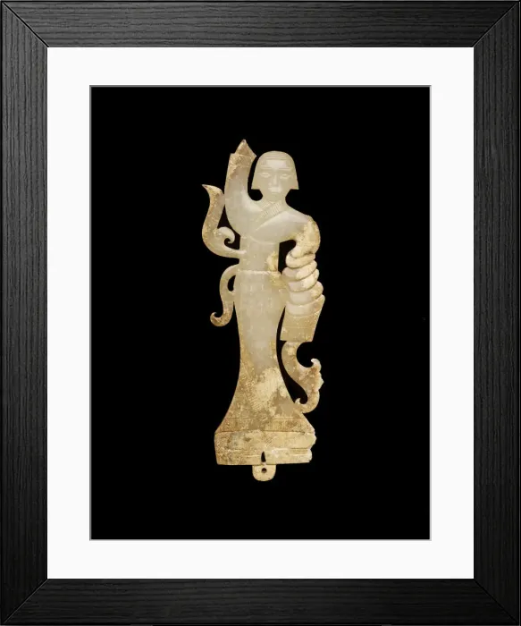 Framed Print : Pendant in the form of a female dancer, Eastern Zhou dynasty, 475-221 BCE Framed Print : Pendant in the form of a female dancer, Eastern Zhou dynasty, 475-221 BCE