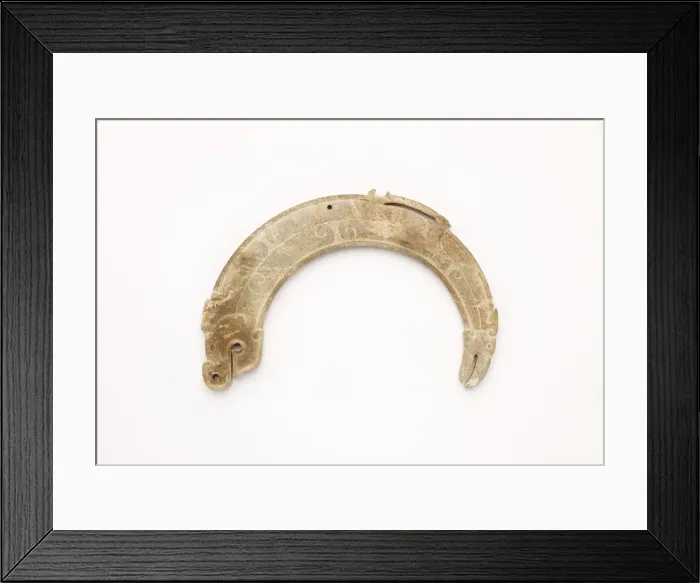 Framed Print : Pendant in the form of a dragon-bird, Eastern Zhou dynasty, 475-221 BCE. Creator: Unknown Framed Print : Pendant in the form of a dragon-bird, Eastern Zhou dynasty, 475-221 BCE. Creator: Unknown