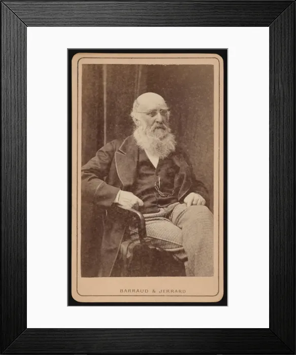 Framed Print : Portrait of J. H. Silbert, Before 1877. Creator: Barraud & Jerrard Framed Print : Portrait of J. H. Silbert, Before 1877. Creator: Barraud & Jerrard