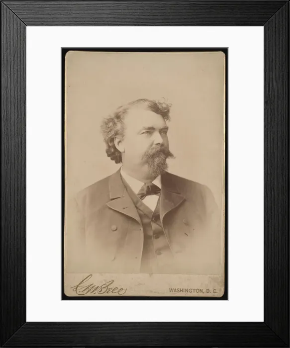 Framed Print : Portrait of Alexander Brown (1843-1906), Before 1893. Creator: Charles Milton Bell Framed Print : Portrait of Alexander Brown (1843-1906), Before 1893. Creator: Charles Milton Bell