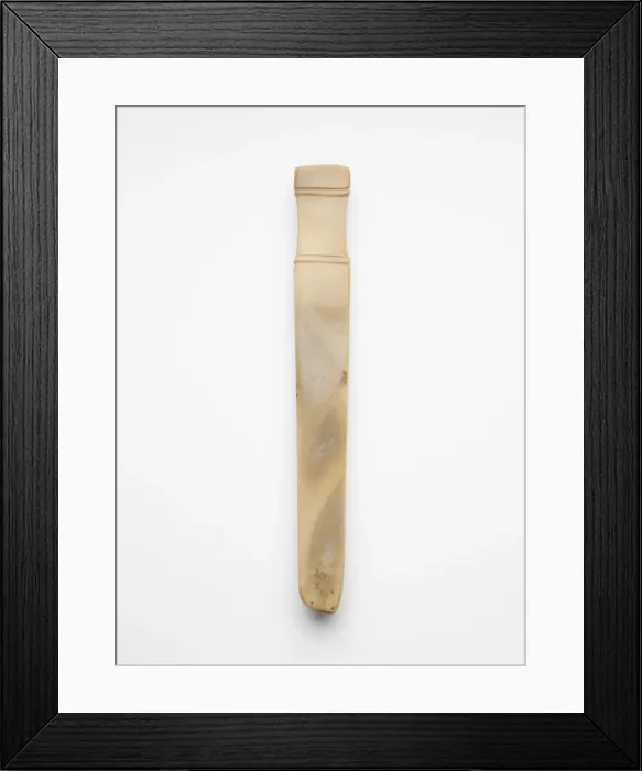 Framed Print : Ancestor tablet, Late Shang dynasty, ca. 1300-ca. 1050 BCE. Creator: Unknown Framed Print : Ancestor tablet, Late Shang dynasty, ca. 1300-ca. 1050 BCE. Creator: Unknown