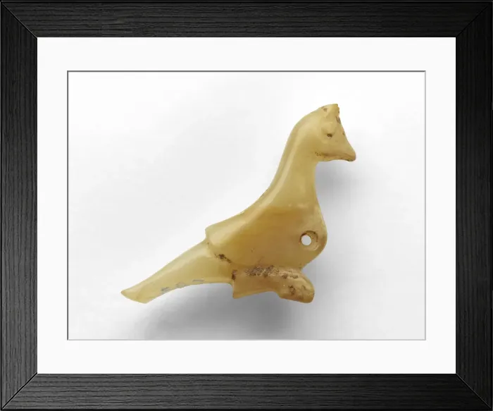 Framed Print : Pendant in the form of a bird, Late Shang dynasty, ca. 1300-ca. 1050 BCE Framed Print : Pendant in the form of a bird, Late Shang dynasty, ca. 1300-ca. 1050 BCE