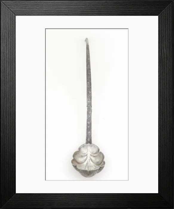 Framed Print : Lobed ladle with floral scrolls, Early or mid-Tang dynasty, late 7th-early 8th century Framed Print : Lobed ladle with floral scrolls, Early or mid-Tang dynasty, late 7th-early 8th century