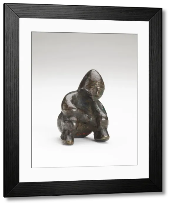 Framed Print : Ornament in the form of a seated person, Possibly Han dynasty, 206 BCE-220 CE Framed Print : Ornament in the form of a seated person, Possibly Han dynasty, 206 BCE-220 CE
