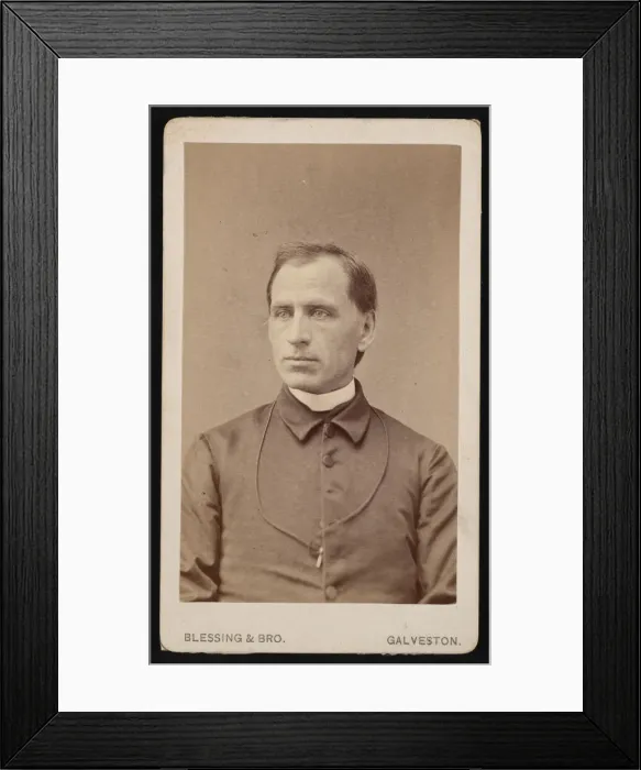 Framed Print : Portrait of Rev. Joseph Celestine Carrier (1833-1904), Before 1876 Framed Print : Portrait of Rev. Joseph Celestine Carrier (1833-1904), Before 1876