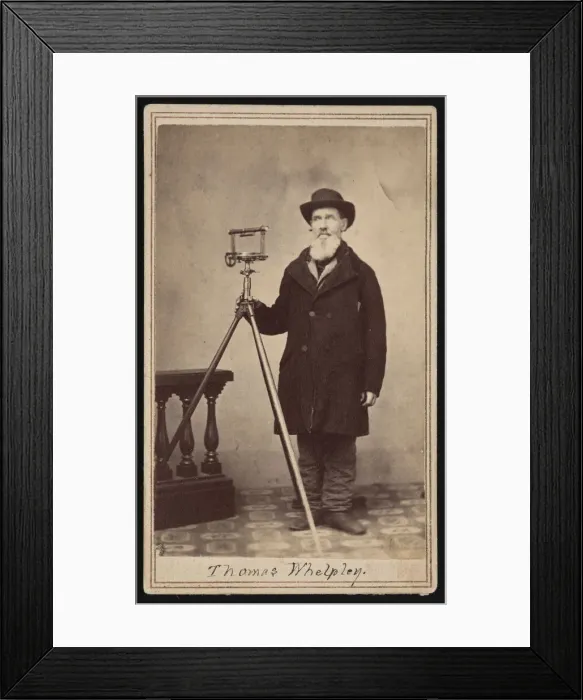 Framed Print : Portrait of Thomas Whelpley (1797-1881), Circa 1860s. Creator: William H Bowlsby Framed Print : Portrait of Thomas Whelpley (1797-1881), Circa 1860s. Creator: William H Bowlsby