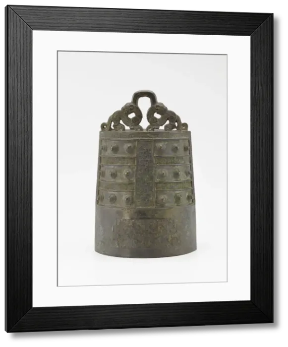 Framed Print : One of a set of bells (bo) with felines and dragons, Eastern Zhou dynasty, ca Framed Print : One of a set of bells (bo) with felines and dragons, Eastern Zhou dynasty, ca