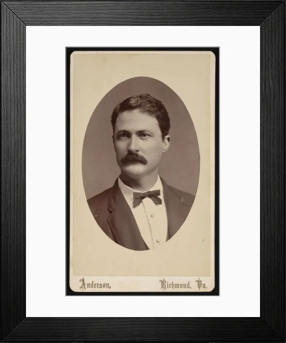 Framed Print : Portrait of George Washington Custis Lee (1832-1913), 1876. Creator: David H. Anderson Framed Print : Portrait of George Washington Custis Lee (1832-1913), 1876. Creator: David H. Anderson