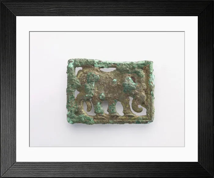 Framed Print : Belt hook, Han dynasty, 206 BCE-220 CE. Creator: Unknown Framed Print : Belt hook, Han dynasty, 206 BCE-220 CE. Creator: Unknown