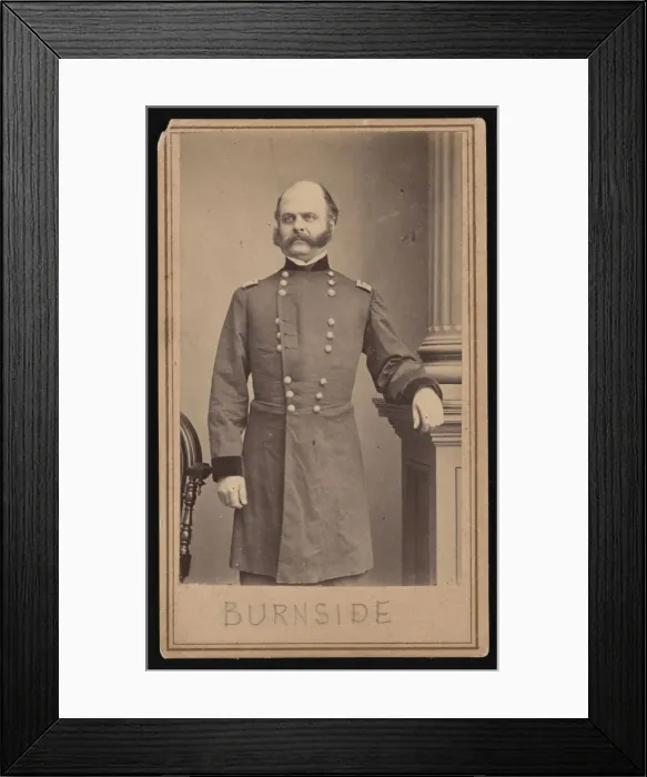 Framed Print : Portrait of Ambrose Everett Burnside (1824-1881), Circa 1860s Framed Print : Portrait of Ambrose Everett Burnside (1824-1881), Circa 1860s