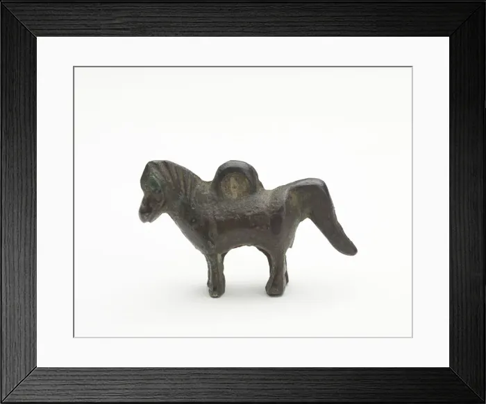 Framed Print : Standing horse, Period of Division, 220-589. Creator: Unknown Framed Print : Standing horse, Period of Division, 220-589. Creator: Unknown
