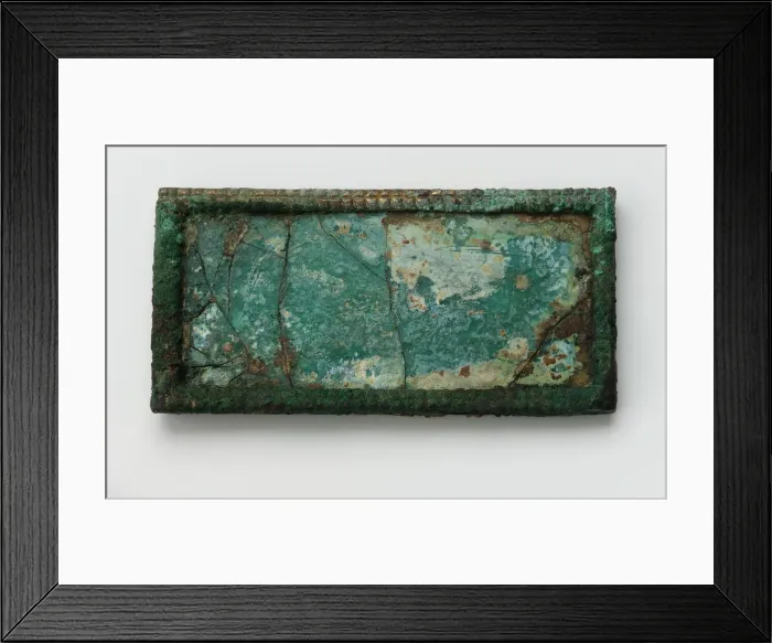 Framed Print : Plaque, Western Han dynasty, 2nd century B. C. E. Creator: Unknown Framed Print : Plaque, Western Han dynasty, 2nd century B. C. E. Creator: Unknown