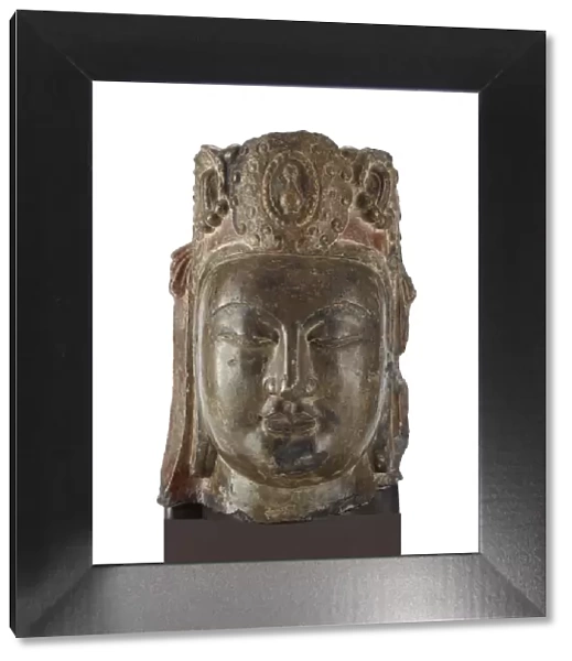 Head of the Bodhisattva Mahasthamaprapta (Dashizhi), Northern Qi dynasty, 550-577
