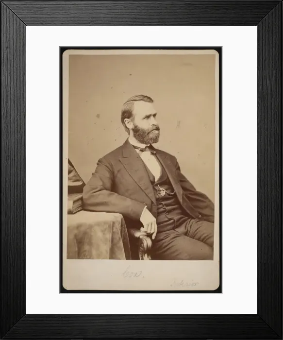 Framed Print : Portrait of Jacob Dolson Cox (1828-1900), Before 1900. Creator Framed Print : Portrait of Jacob Dolson Cox (1828-1900), Before 1900. Creator