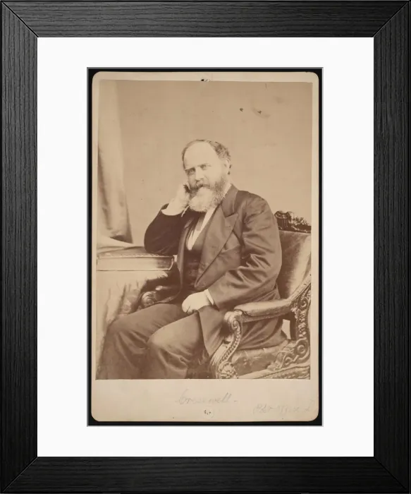 Framed Print : Portrait of John Angel James Creswell (1828-1891), Before 1891 Framed Print : Portrait of John Angel James Creswell (1828-1891), Before 1891