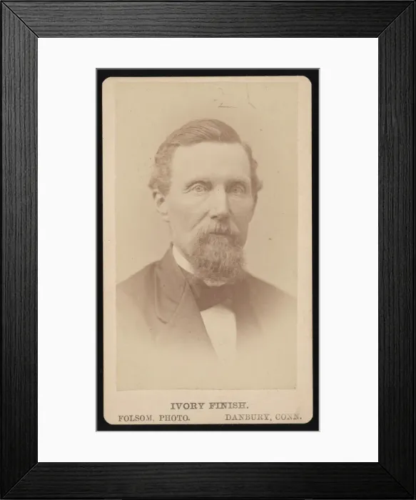 Framed Print : Portrait of B. B. Kellogg, Before 1876. Creator: Folsom Photo Framed Print : Portrait of B. B. Kellogg, Before 1876. Creator: Folsom Photo