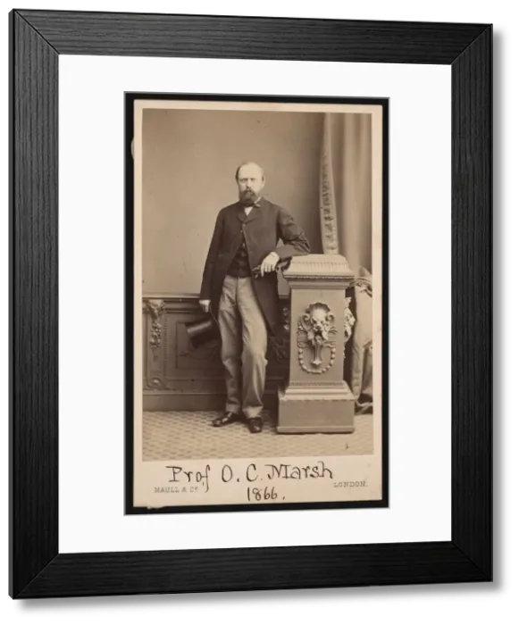 Framed Print : Portrait of Othniel Charles Marsh (1831-1879), 1866. Creator: Maull & Co Framed Print : Portrait of Othniel Charles Marsh (1831-1879), 1866. Creator: Maull & Co
