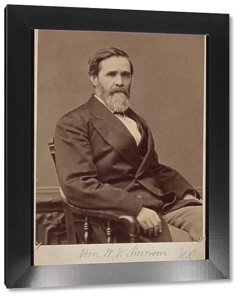 Portrait of Hon. W. F. Morrison, Between 1876 and 1880. Creator: Samuel Montague Fassett