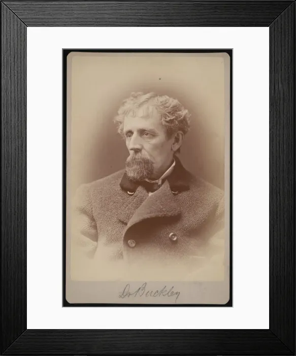 Framed Print : Portrait of Dr. Buckley, 1878. Creator: Samuel Montague Fassett Framed Print : Portrait of Dr. Buckley, 1878. Creator: Samuel Montague Fassett