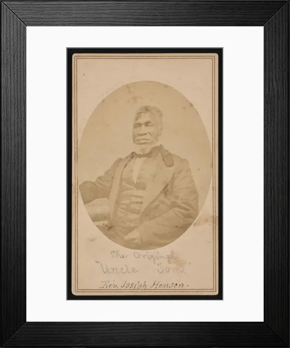 Framed Print : Portrait of Reverend Josiah Henson (1789-1883), Between 1866 and 1869
