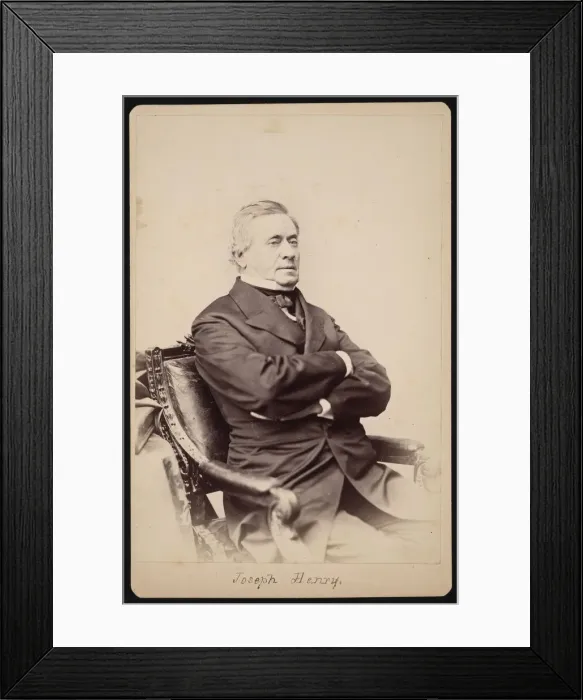 Framed Print : Portrait of Joseph Henry (1797-1878), Between 1868 and 1878 Framed Print : Portrait of Joseph Henry (1797-1878), Between 1868 and 1878