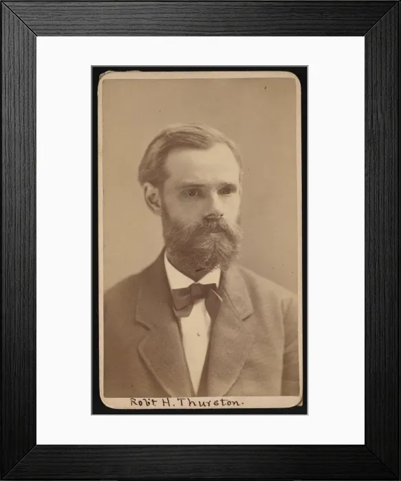 Framed Print : Portrait of Robert Henry Thurston (1839-1903), July 1875. Creator: Louis Nagel Framed Print : Portrait of Robert Henry Thurston (1839-1903), July 1875. Creator: Louis Nagel