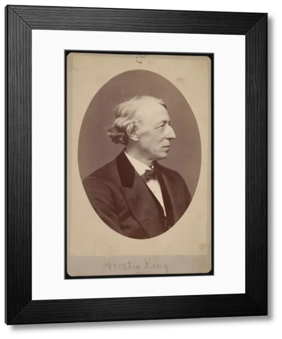 Framed Print : Portrait of Horatio King (1811-1897), Between 1876 and 1880 Framed Print : Portrait of Horatio King (1811-1897), Between 1876 and 1880