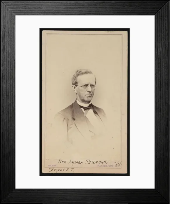 Framed Print : Portrait of Lyman Trumbull (1813-1896), Between 1862 and 1869 Framed Print : Portrait of Lyman Trumbull (1813-1896), Between 1862 and 1869
