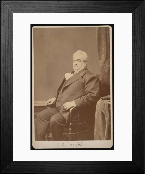 Framed Print : Portrait of Dr. T. B. Hood, Between 1876 and 1880. Creator: Samuel Montague Fassett Framed Print : Portrait of Dr. T. B. Hood, Between 1876 and 1880. Creator: Samuel Montague Fassett