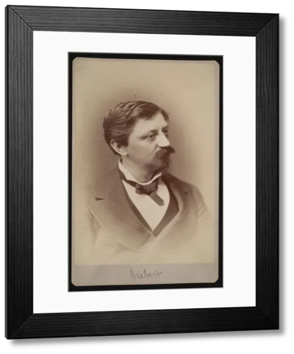 Framed Print : Portrait of Edward Selmar Siebert (1856-1944), 1879. Creator: Samuel Montague Fassett Framed Print : Portrait of Edward Selmar Siebert (1856-1944), 1879. Creator: Samuel Montague Fassett