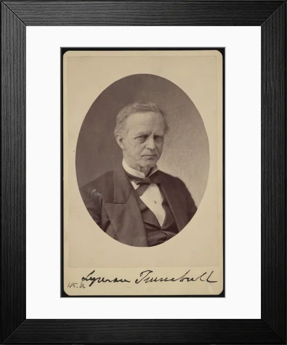 Framed Print : Portrait of Lyman Trumbull (1813-1896), Between 1868 and 1881 Framed Print : Portrait of Lyman Trumbull (1813-1896), Between 1868 and 1881