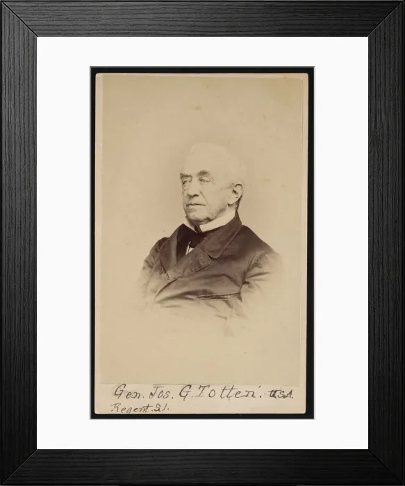 Framed Print : Portrait of Gen. Joseph Gilbert Totten (1788-1864), Before 1864 Framed Print : Portrait of Gen. Joseph Gilbert Totten (1788-1864), Before 1864