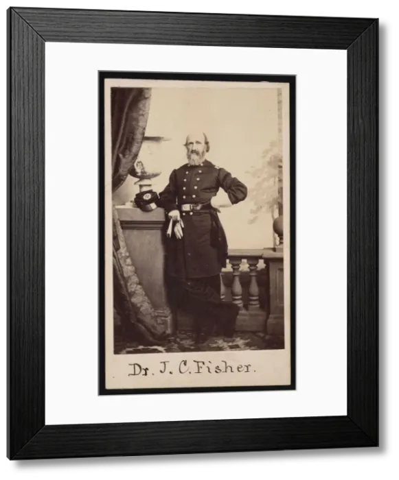 Framed Print : Portrait of Dr. James C. Fisher, 1863. Creator: Broadbent & Co Framed Print : Portrait of Dr. James C. Fisher, 1863. Creator: Broadbent & Co