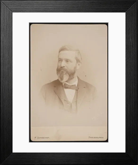 Framed Print : Portrait of Horatio Curtis Wood, Jr. (1841-1920), 1889. Creator: Frederick Gutekunst Framed Print : Portrait of Horatio Curtis Wood, Jr. (1841-1920), 1889. Creator: Frederick Gutekunst