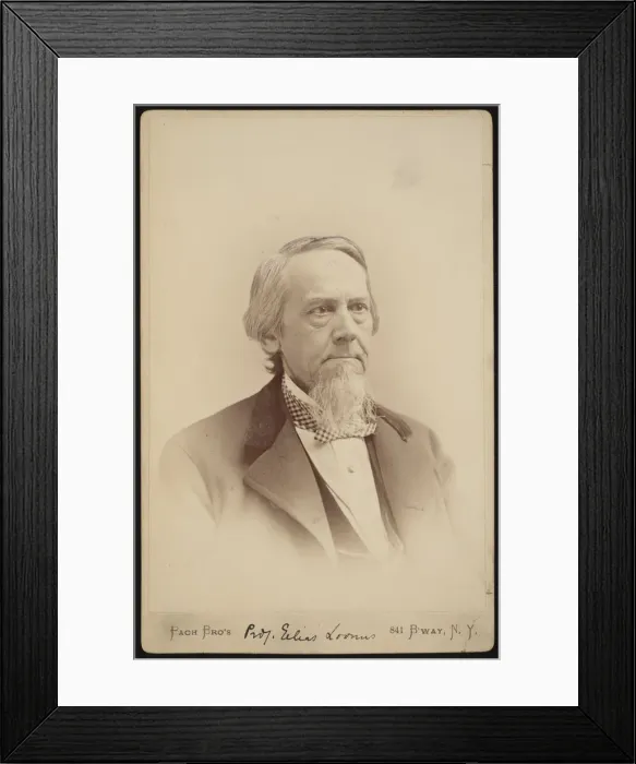 Framed Print : Portrait of Elias Loomis (1811-1889), Between 1883 and 1889. Creator: Pach Bros Framed Print : Portrait of Elias Loomis (1811-1889), Between 1883 and 1889. Creator: Pach Bros