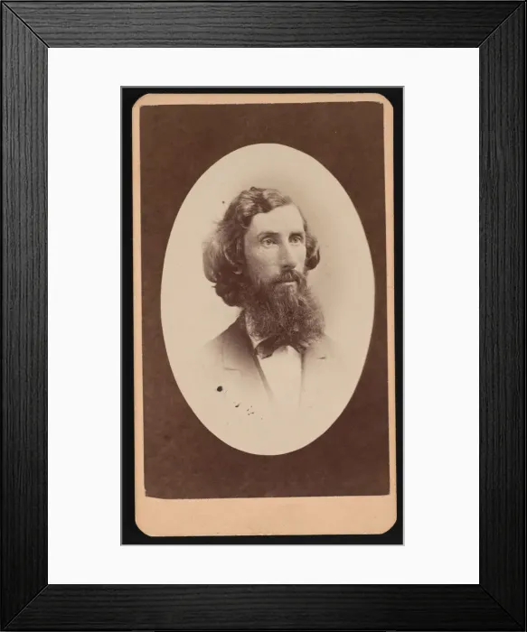 Framed Print : Portrait of Samuel Edward Warren (1831-1909), Before 1877. Creator: James M Capper