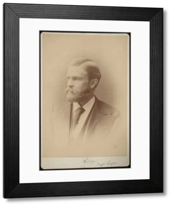 Framed Print : Portrait of Unidentified Man, Between 1876 and 1880. Creator: Samuel Montague Fassett Framed Print : Portrait of Unidentified Man, Between 1876 and 1880. Creator: Samuel Montague Fassett