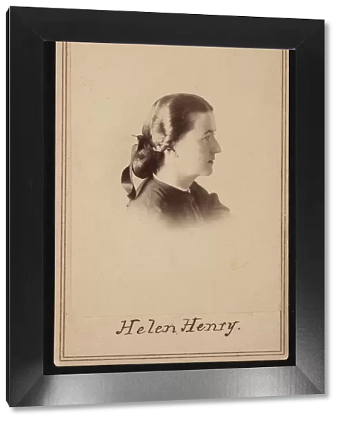 Portrait of Helen Louisa Henry (1836-1912), Between 1862 and 1870