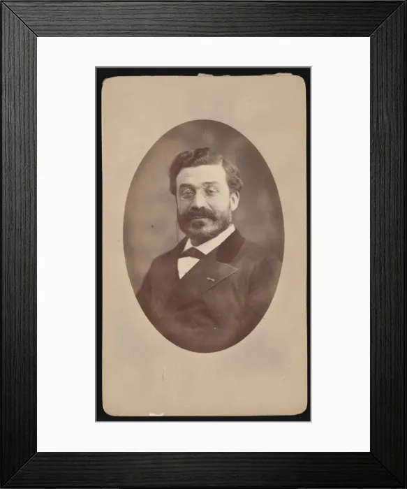 Framed Print : Portrait of Louis Laurent Simonin (1830-1886), Before 1876. Creator: Cayol Freres Framed Print : Portrait of Louis Laurent Simonin (1830-1886), Before 1876. Creator: Cayol Freres