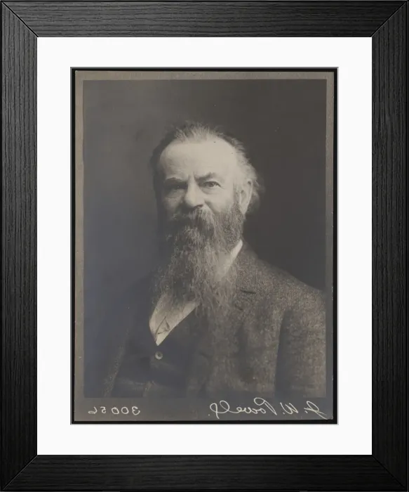 Framed Print : Portrait of John Wesley Powell (1834-1902), 1885. Creator: Charles Parker Framed Print : Portrait of John Wesley Powell (1834-1902), 1885. Creator: Charles Parker