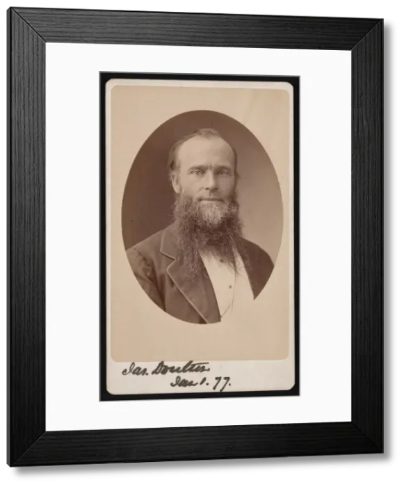 Framed Print : Portrait of James Doulton?, 1877. Creator: Centennial Photographic Company Framed Print : Portrait of James Doulton?, 1877. Creator: Centennial Photographic Company
