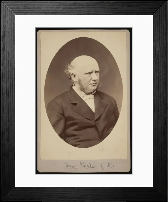 Framed Print : Portrait of Robert Safford Hale (1822-1881), Before 1881 Framed Print : Portrait of Robert Safford Hale (1822-1881), Before 1881
