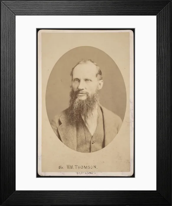 Framed Print : Portrait of Sir William Thomson, 1st Baron Kelvin (1824-1907), 1876 Framed Print : Portrait of Sir William Thomson, 1st Baron Kelvin (1824-1907), 1876